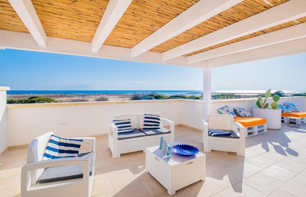 Villette Lux Fronte Spiaggia - Torre Pali 外观 照片
