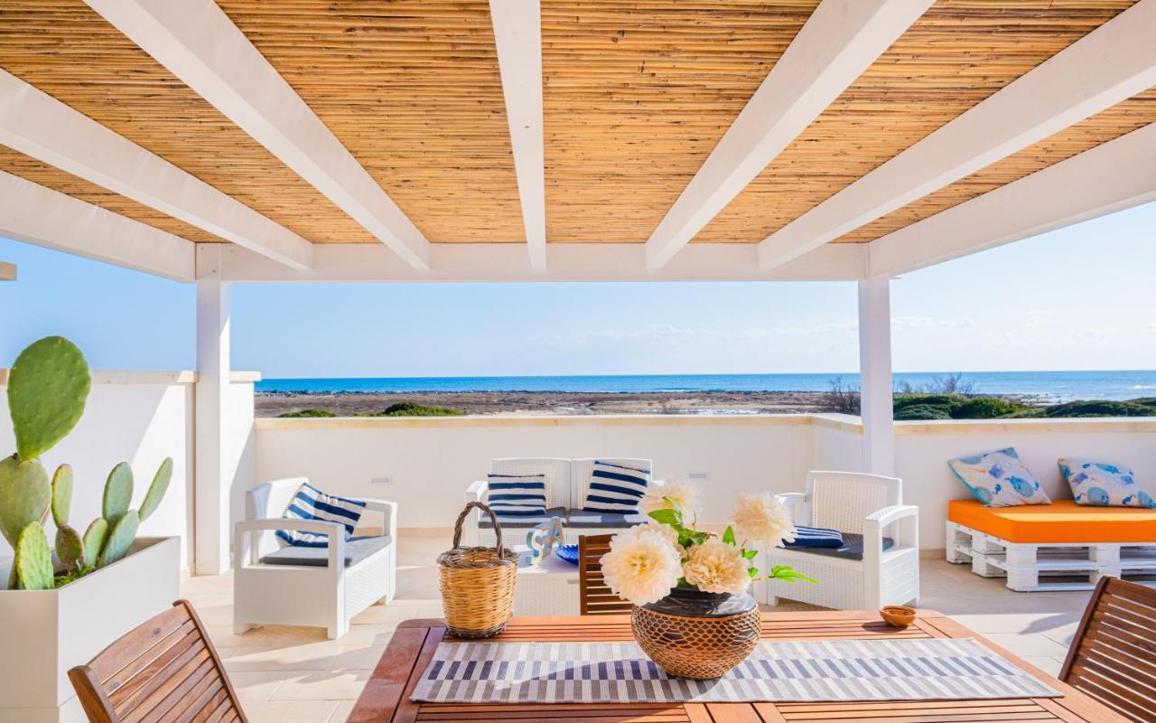 Villette Lux Fronte Spiaggia - Torre Pali 外观 照片